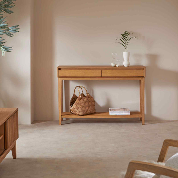 Melia Console Table with Two Drawers Fishe and Lilly
