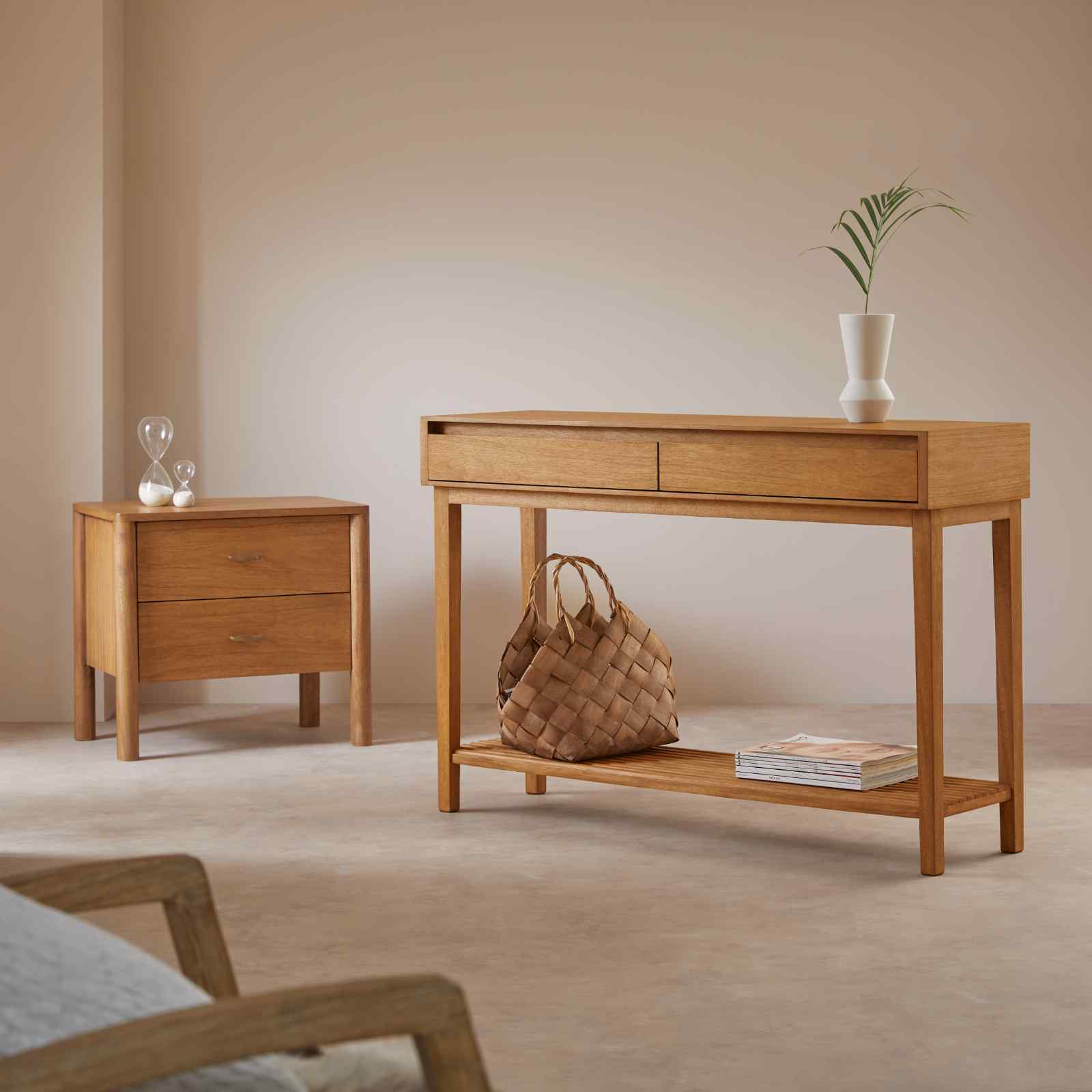 Melia Console Table with Two Drawers Fishe and Lilly