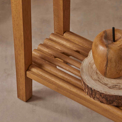 Melia Light Oak Console and Hallway Table with One Drawer Fishe and Lilly