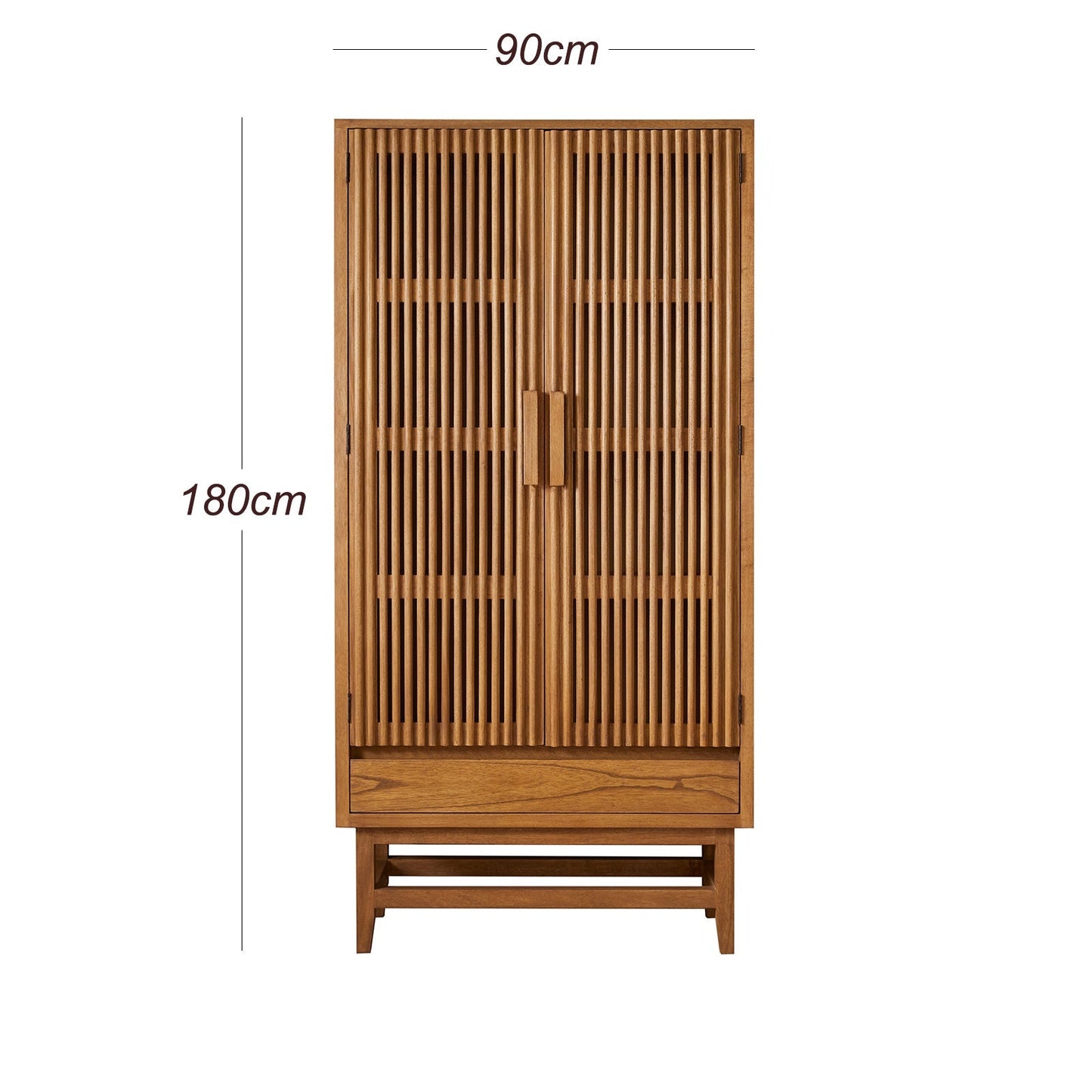 Melia Light Oak Wardrobe with Drawers Fishe and Lilly