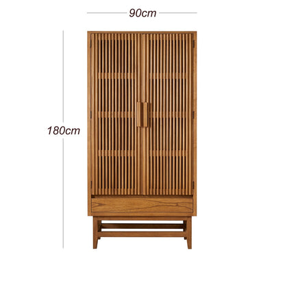 Melia Light Oak Wardrobe with Drawers Fishe and Lilly