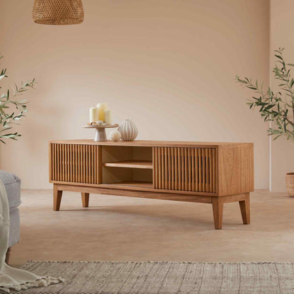 Melia Media Unit with Sliding Doors Fishe and Lilly