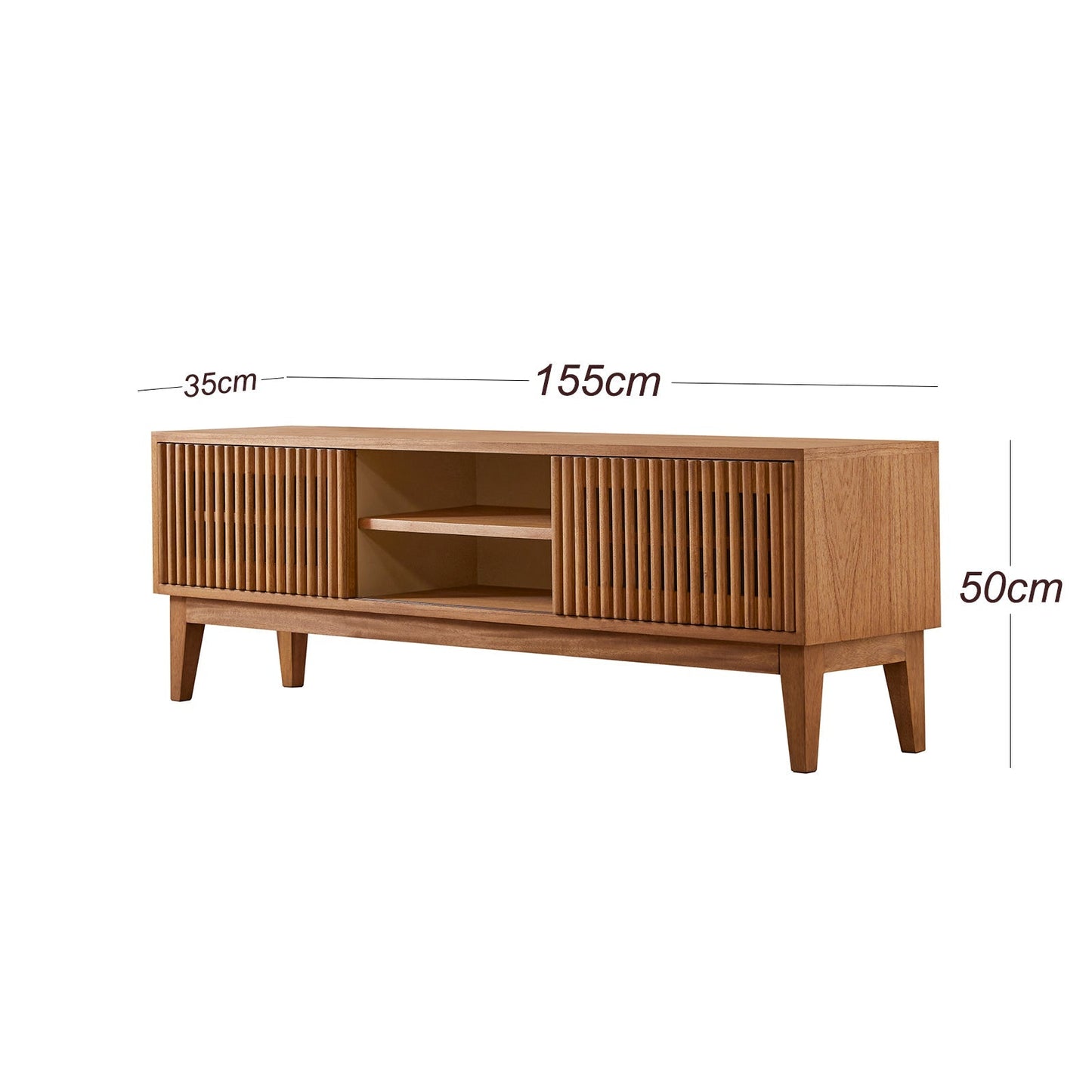 Melia Media Unit with Sliding Doors Fishe and Lilly