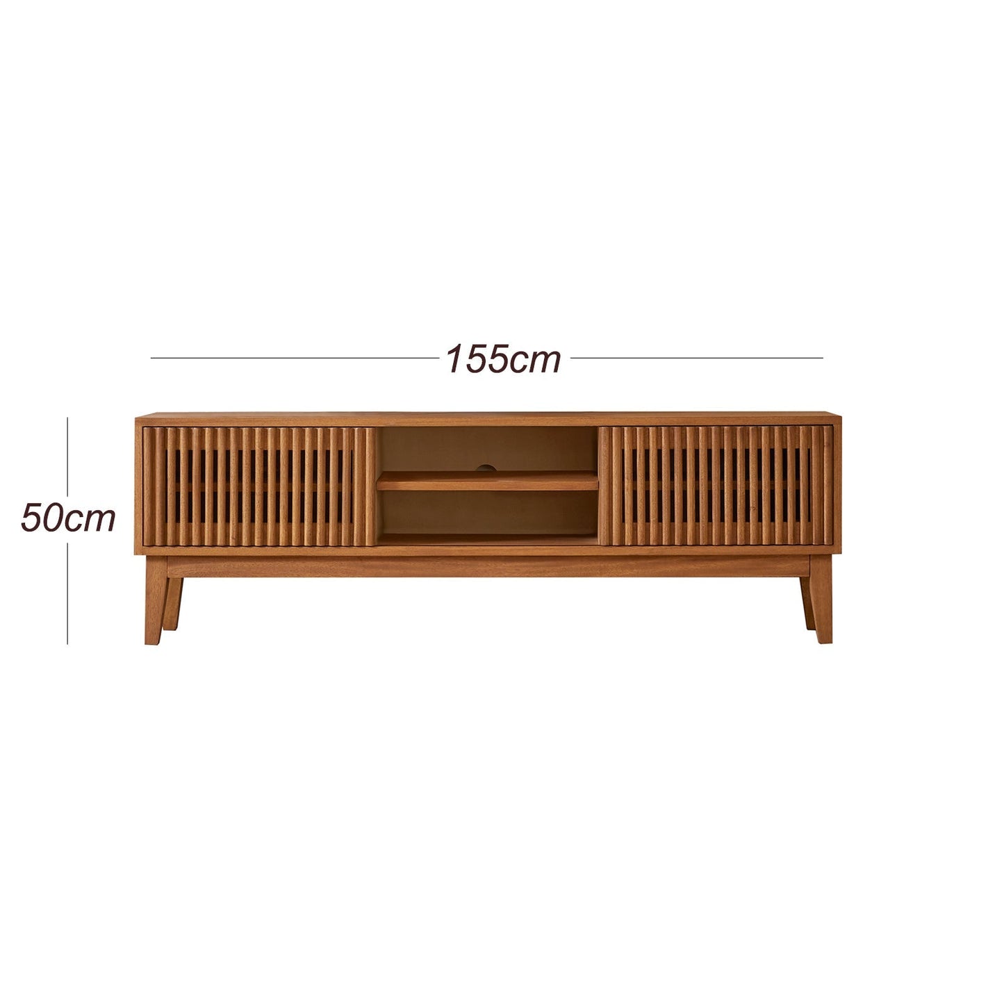 Melia Media Unit with Sliding Doors Fishe and Lilly