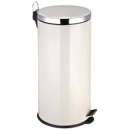Miller Cream 30 Litre Pedal Bin House, Home & Garden