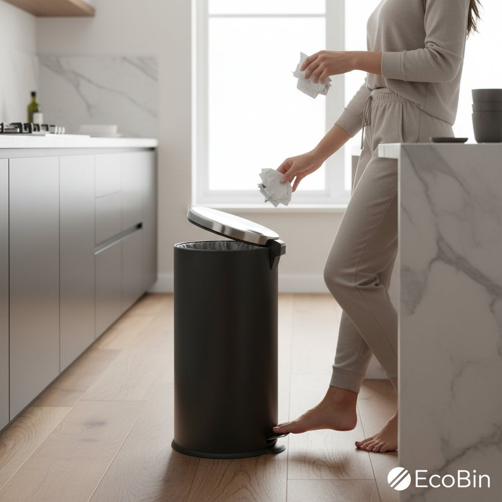 Miller Pedal Bin – Black (30 Litre) House, Home & Garden