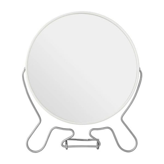 Mison White Metal Large Shaving Mirror House, Home & Garden