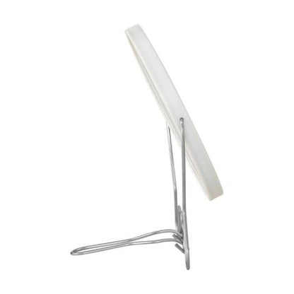 Mison White Metal Large Shaving Mirror House, Home & Garden