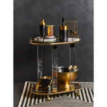 Mixology Black And Gold Finish Ice Bucket AK Kin Garden Supplies