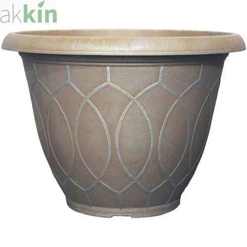 Monaco Planter 13"  Grey Blue AK Kin Garden Supplies