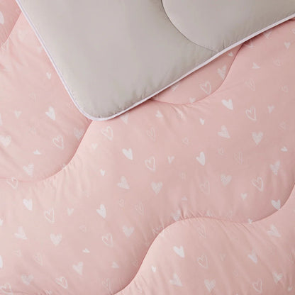NIGHT LARK® JUNIOR - DREAMY HEARTS - CHILDRENS COVERLESS DUVET SET - SINGLE SIZE House, Home & Garden