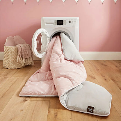 NIGHT LARK® JUNIOR - DREAMY HEARTS - CHILDRENS COVERLESS DUVET SET - SINGLE SIZE House, Home & Garden