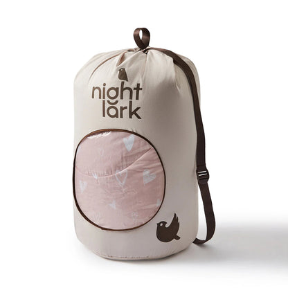 NIGHT LARK® JUNIOR - DREAMY HEARTS - CHILDRENS COVERLESS DUVET SET - SINGLE SIZE House, Home & Garden