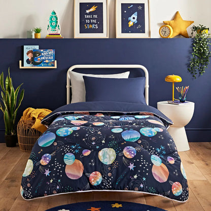 NIGHT LARK® JUNIOR - SPACE ADVENTURE - CHILDRENS COVERLESS DUVET SET YEAR ROUND 10.5tog - SINGLE SIZE House, Home & Garden