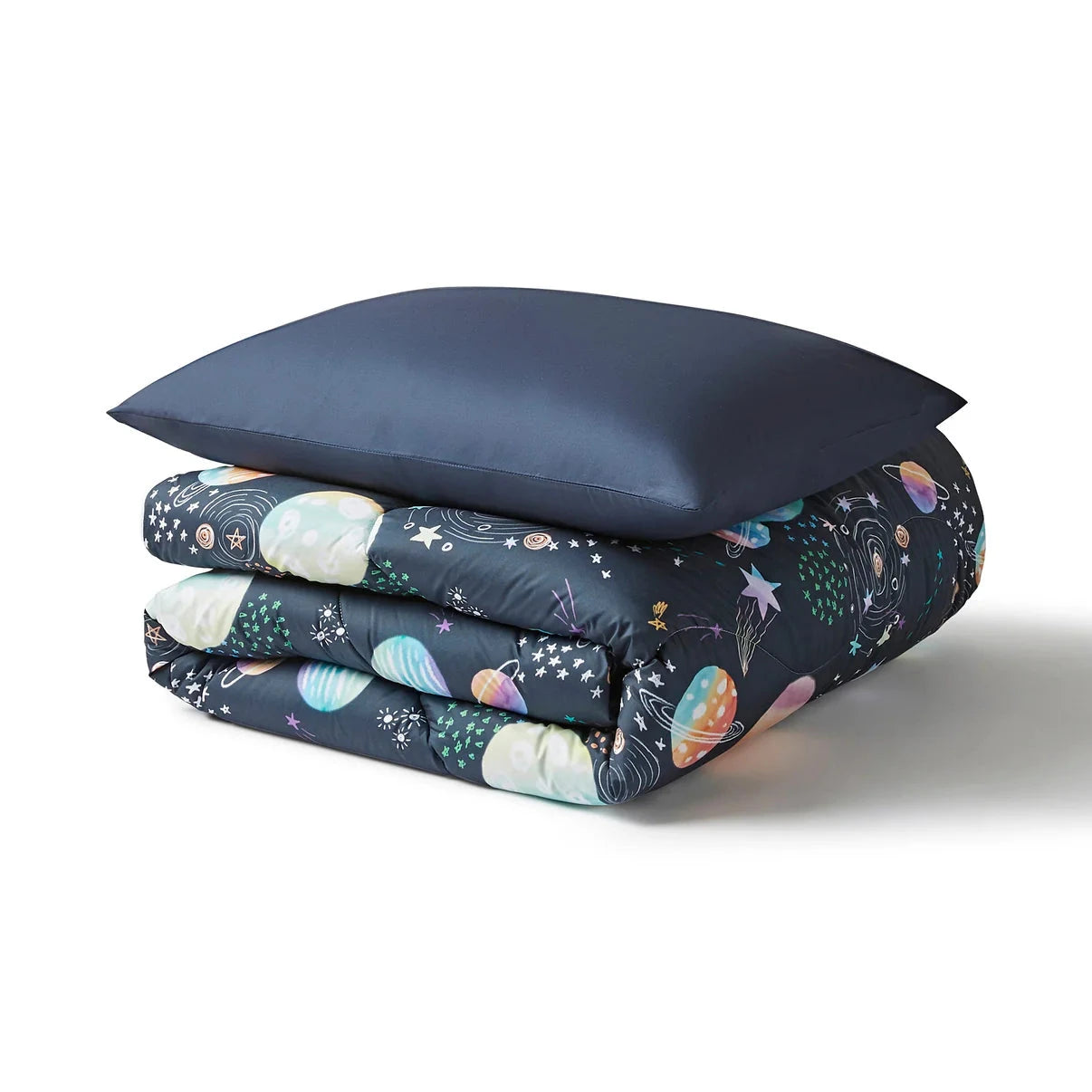 NIGHT LARK® JUNIOR - SPACE ADVENTURE - CHILDRENS COVERLESS DUVET SET YEAR ROUND 10.5tog - SINGLE SIZE House, Home & Garden