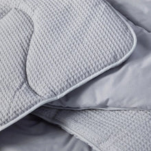 NIGHT OWL® - NATURAL COTTON WAFFLE COVERLESS DUVET - DOUBLE 10.5 tog - GREY House, Home & Garden