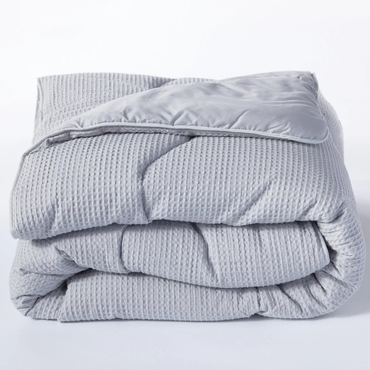 NIGHT OWL® - NATURAL COTTON WAFFLE COVERLESS DUVET - KING SIZE 10.5 tog - GREY House, Home & Garden