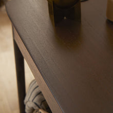 Norway 2 Drawer Dark Walnut Console Table