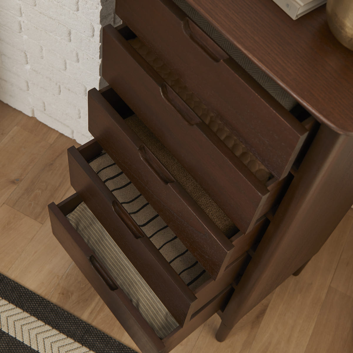 Norway Walnut Tallboy Fishe and Lilly