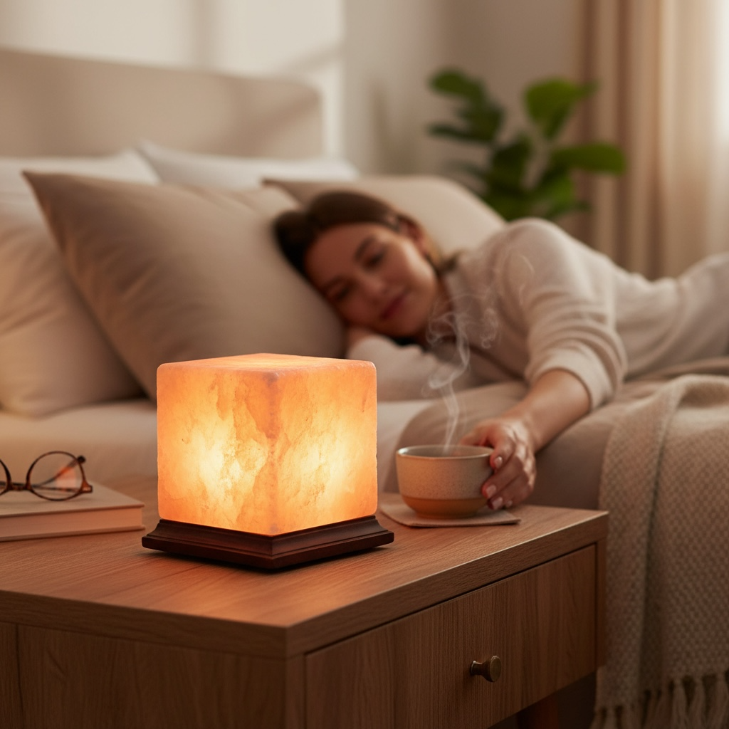 Nepal Box Salt Lamp H15 x D13 x W13 House, Home & Garden