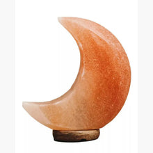 Nepal Crescent Moon Pink Natural Salt Lamp AK Kin Garden Supplies