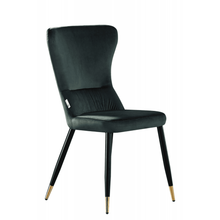 New York LUX Velvet Dining Chair with Metal Legs - Scandinavian Inspired PN Home