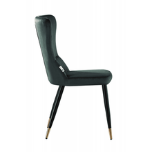 New York LUX Velvet Dining Chair with Metal Legs - Scandinavian Inspired PN Home