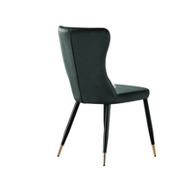 New York LUX Velvet Dining Chair with Metal Legs - Scandinavian Inspired PN Home