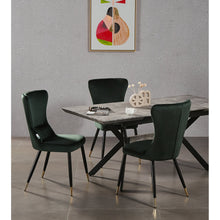New York LUX Velvet Dining Chair with Metal Legs - Scandinavian Inspired PN Home