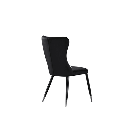 New York LUX Velvet Dining Chair with Metal Legs - Scandinavian Inspired PN Home