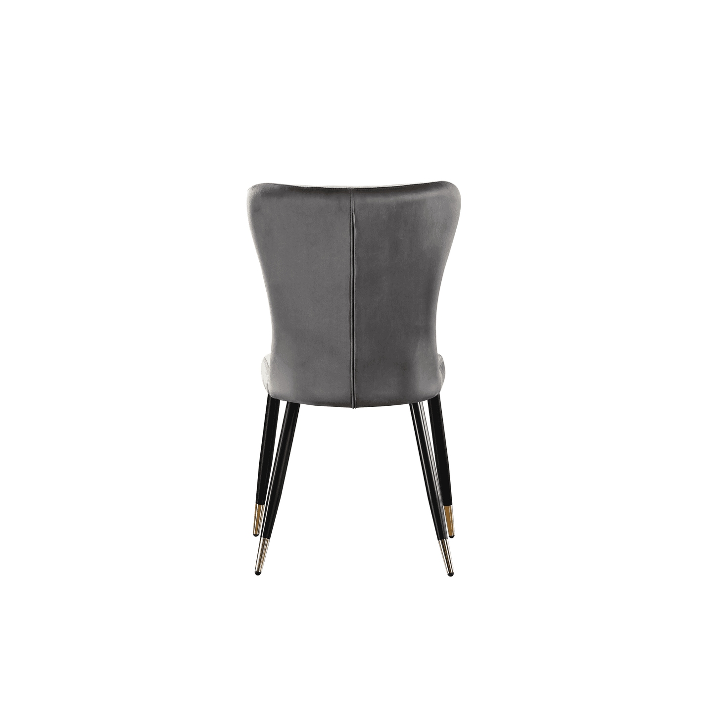 New York LUX Velvet Dining Chair with Metal Legs - Scandinavian Inspired PN Home