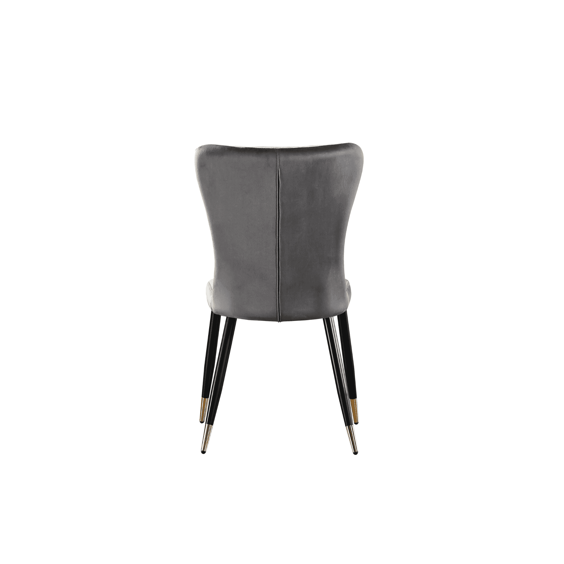 New York LUX Velvet Dining Chair with Metal Legs - Scandinavian Inspired PN Home