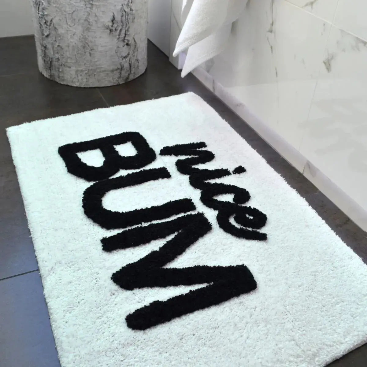 Nice Bum Slogan Bath Mat 50 x 80cm AK Kin Garden Supplies