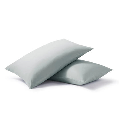 Night Lark® Plain Dye Pillowcase Pair - Nordic Mist Grey House, Home & Garden