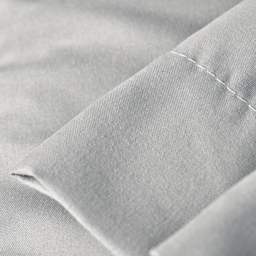 Night Lark® Plain Dye Pillowcase Pair - Nordic Mist Grey House, Home & Garden