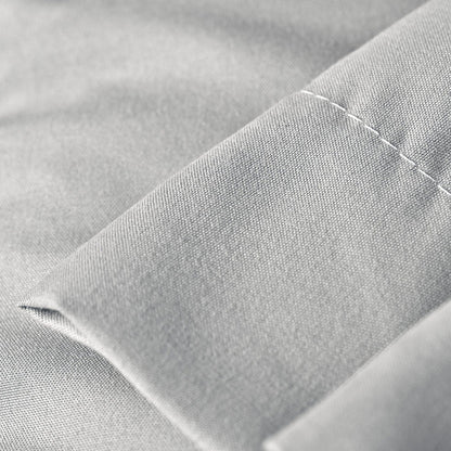 Night Lark® Plain Dye Pillowcase Pair - Nordic Mist Grey House, Home & Garden