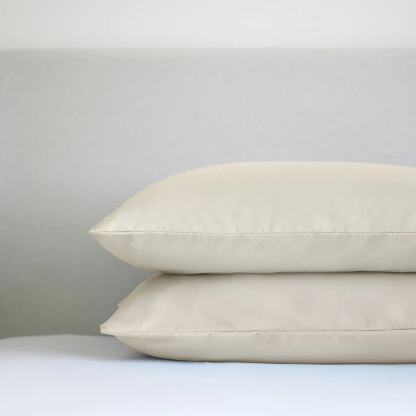 Night Lark® Plain Dye Pillowcase Pair - Warm Sand House, Home & Garden