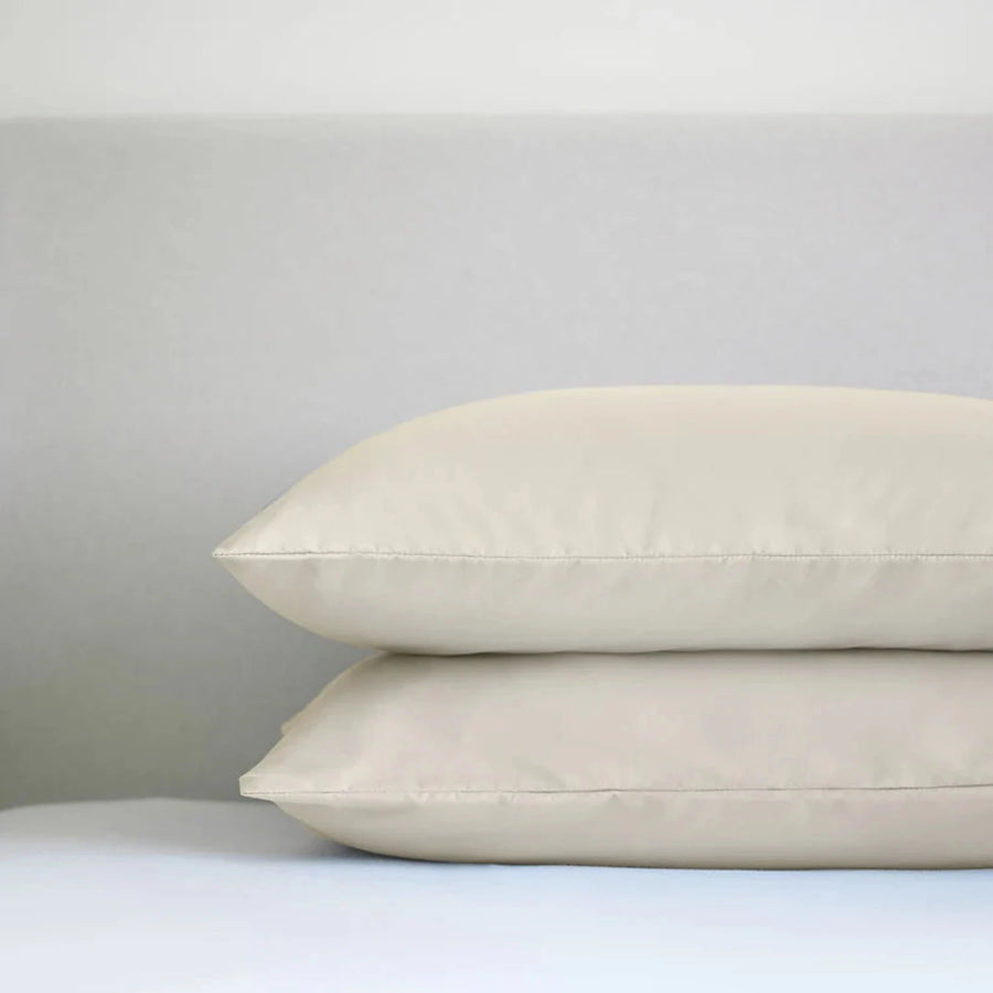 Night Lark® Plain Dye Pillowcase Pair - Warm Sand House, Home & Garden