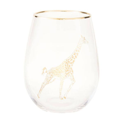 Nomi Gold Giraffe Curved Tumbler 550ml House, Home & Garden