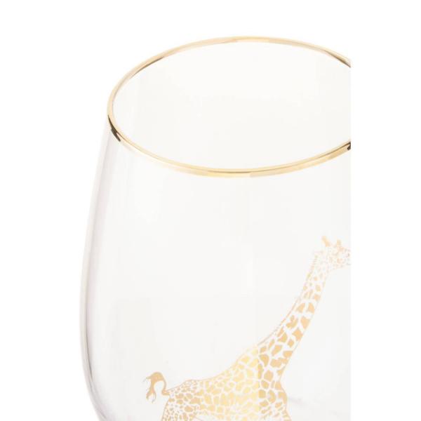 Nomi Gold Giraffe Curved Tumbler 550ml House, Home & Garden