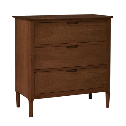Norway Walnut Chest of 3 Drawers Fishe and Lilly