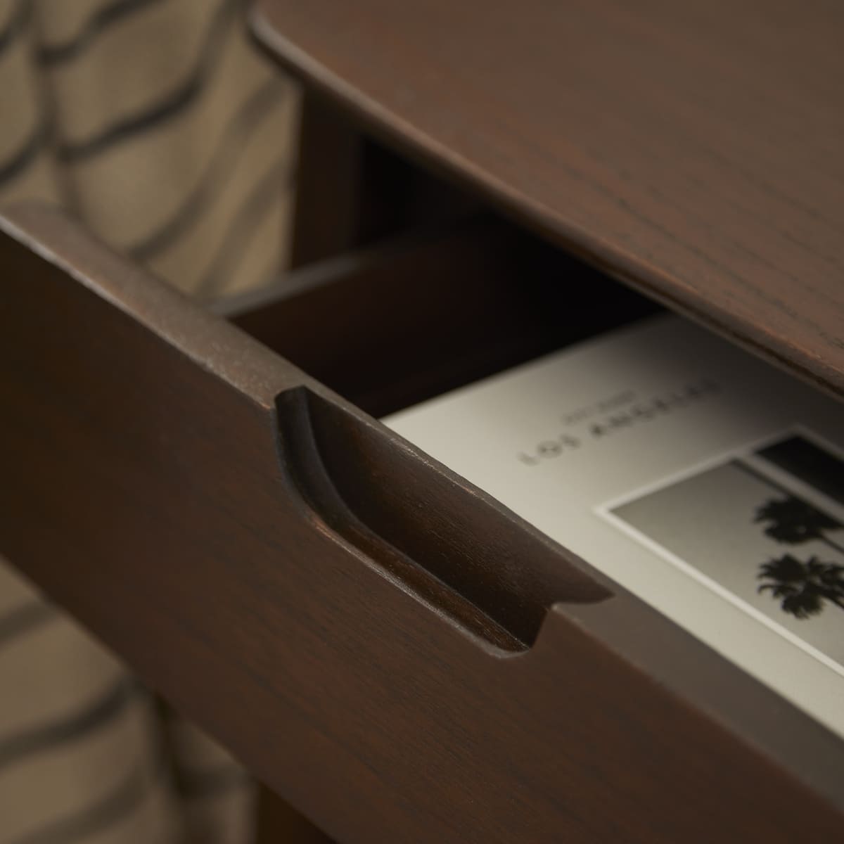 Norway Walnut Side Table Fishe and Lilly