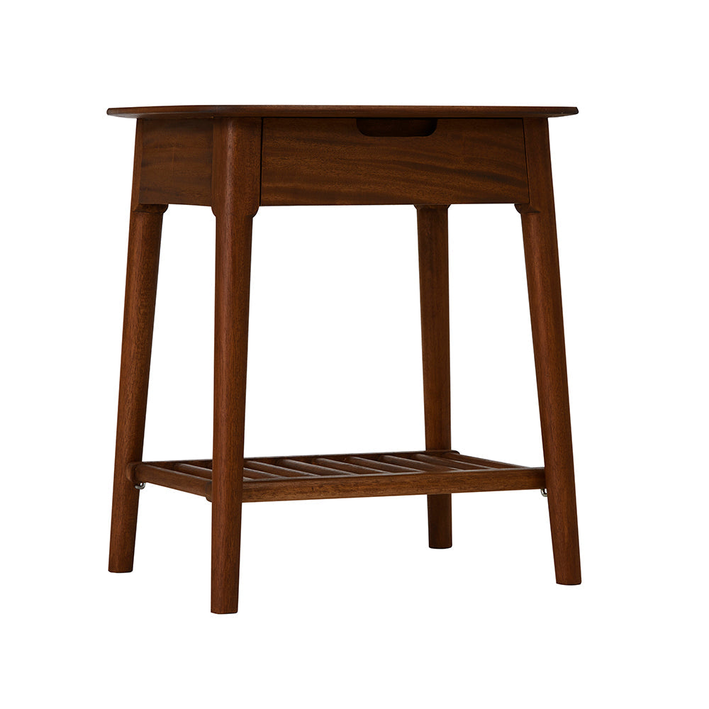 Norway Walnut Side Table Fishe and Lilly