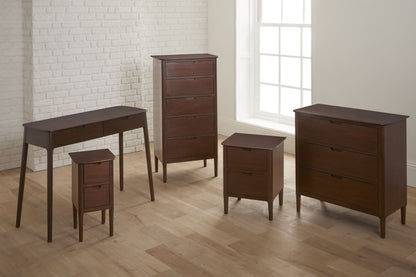 Norway Walnut Wooden Bedside Table Fishe and Lilly