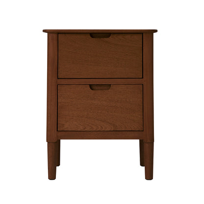 Norway Walnut Wooden Bedside Table Fishe and Lilly