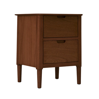 Norway Walnut Wooden Bedside Table Fishe and Lilly