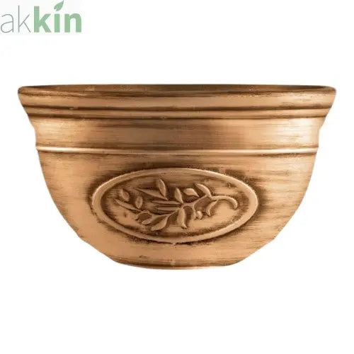 Olive Decorative Planter Bowl 30cm - Gold AK Kin Garden Supplies