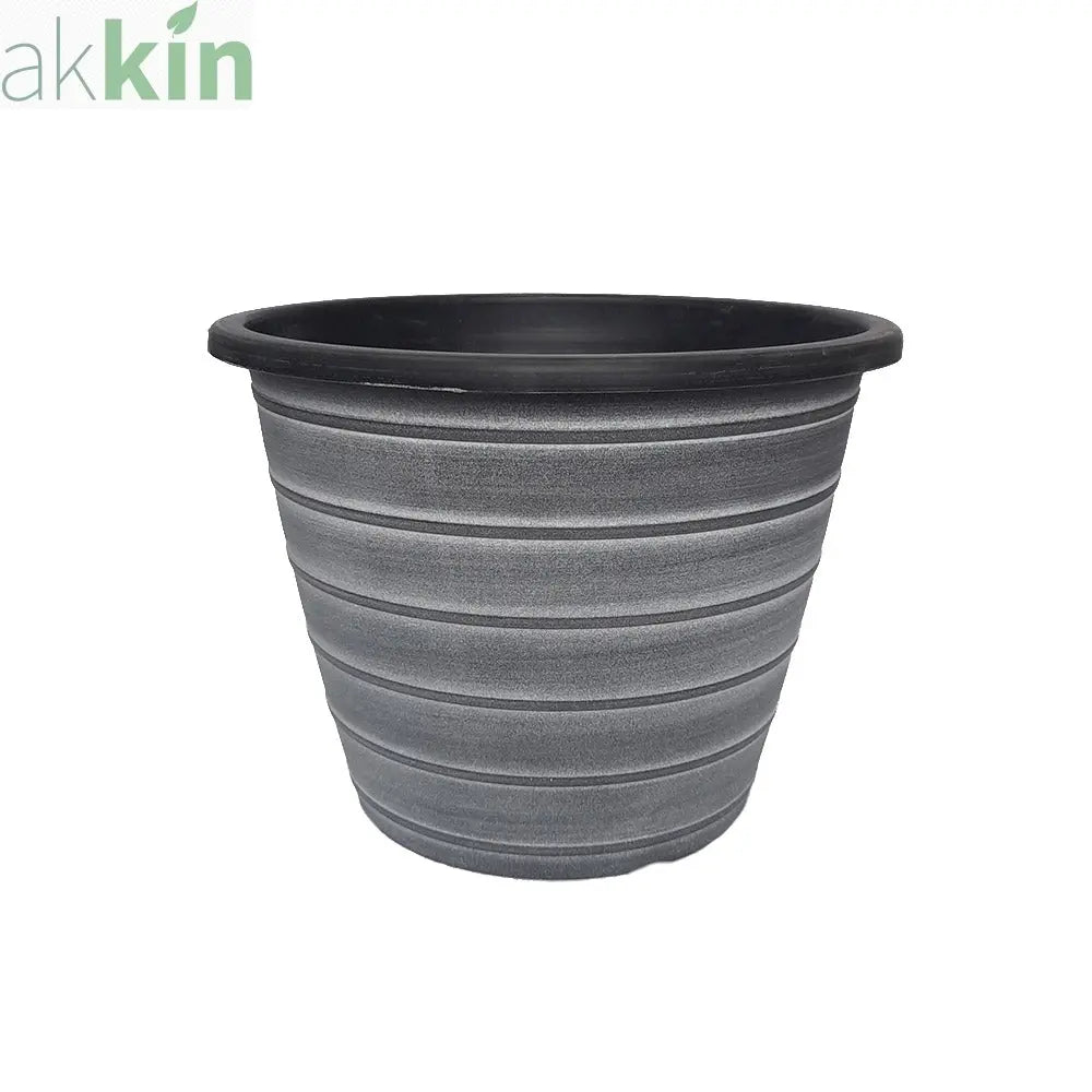 Olympia Stout Planter Black 12' - AK Kin Garden Supplies