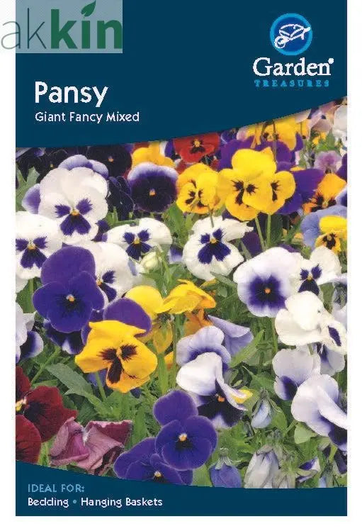 Pansy Giant Fancy Mixed One Click Plants