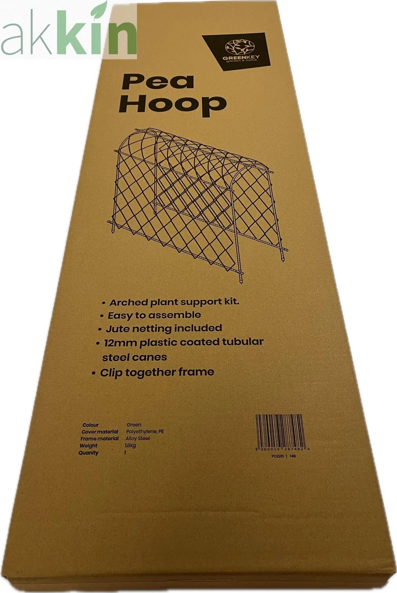 Pea Hoop Frame with Net 80cm x 100cm AK Kin Garden Supplies